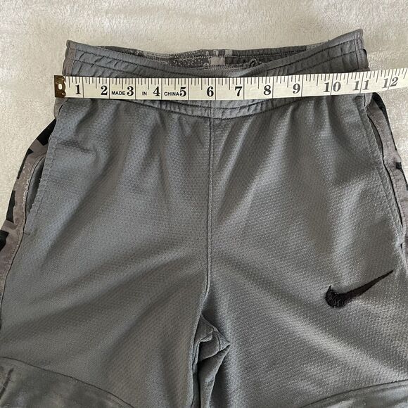 Nike Boys' Dri-FIT Elite Gray Stripe Basketball Shorts Size S - Picture 8 of 11